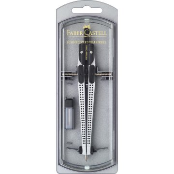 Faber-Castell Šestilo grip siv