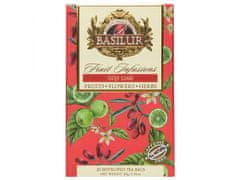 Basilur BASILUR Fruit Infusions - sadni čaj brez kofeina z naravnimi okusi goji, limete in citrusov, v vrečkah 20 x 2 g 1 kosi
