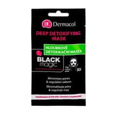 Dermacol Black Magic maska za globinsko razstrupljevanje obraz 1 kos za ženske