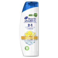 Head & Shoulders Citrus Fresh 2in1 360 ml šampon in balzam za mastne lase in prhljaj unisex
