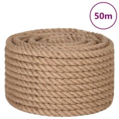 Vidaxl Vrv iz 100 % jute 20 mm 50 m