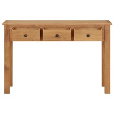 Vidaxl Toaletna mizica 110x40x75 cm trdna hrastovina