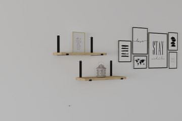 Woody Fashion Stenska polica, Lama - safirni hrast