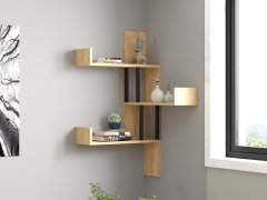 Woody Fashion Stenska polica, Bombe - Sapphire Oak