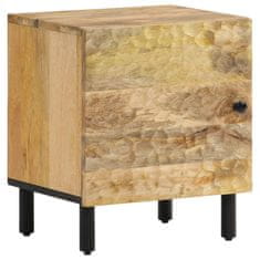 Greatstore Nočna omarica 2 kosa 40x33x46 cm trdna borovina