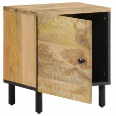 Greatstore Nočna omarica 2 kosa 40x33x46 cm trdna borovina