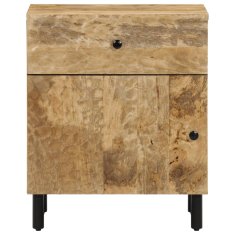 Greatstore Nočna omarica 50x33x60 cm trden mangov les