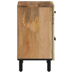 Greatstore Nočna omarica 50x33x60 cm trden mangov les