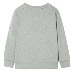 Vidaxl Otroški pulover svetlo kaki melange 92