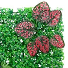 shumee Ograja iz umetnih rastlin 24 kosov zelena 40x60 cm