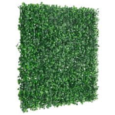 shumee Ograja iz umetnega grmovja 24 kosov zelena 50x50 cm
