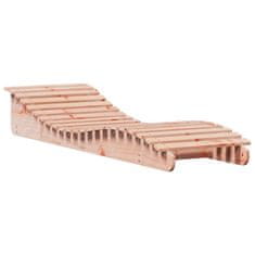 Greatstore Ležalnik 205x60x31,5 cm trdna borovina