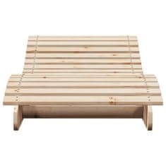 Greatstore Ležalnik 205x70x31,5 cm trdna borovina