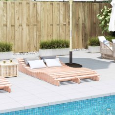 Greatstore Ležalnik 205x110x31,5 cm trden les douglas