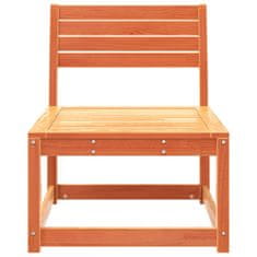 Greatstore Vrtni kavč voščeno rjava trdna borovina