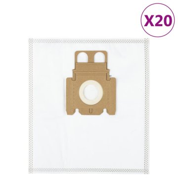 Vidaxl Vrečke za sesalnik za Miele K 20 kosov