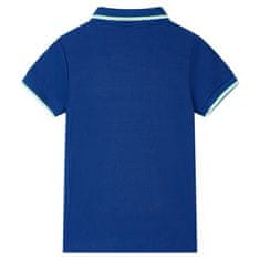 shumee Otroška polo majica temno modra 104