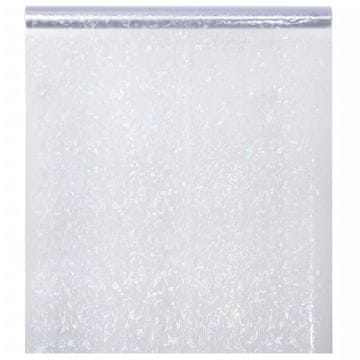 Vidaxl Okenska folija matirana 3D vzorec mavrice 90x1000 cm PVC