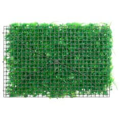 shumee Ograja iz umetnih listov praproti 24 kosov zelena 40x60 cm