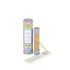 Ashleigh & Burwood Set mini dišečih palčk s keramičnim stojalom SIVKA & BERGAMOTKA, 12 cm