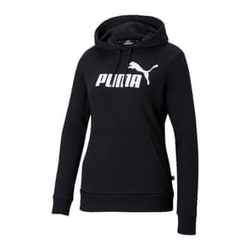 Puma Športni puloverji črna 170 - 175 cm/S Ess Logo Hooded