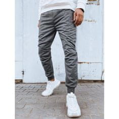 Dstreet Moške športne hlače VETRA svetlo sive barve ux4121 M-L