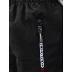 Dstreet Moške športne hlače LIVAS črne ux4277 2XL-3XL