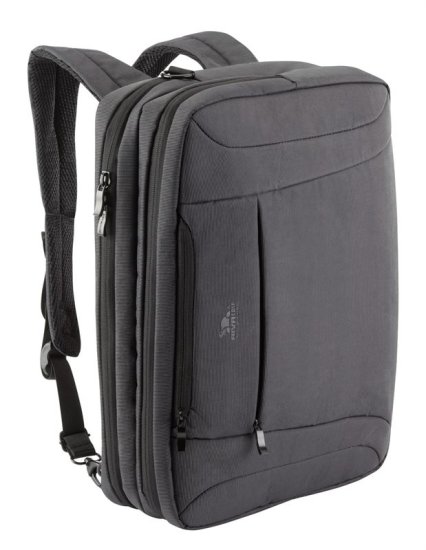 RivaCase 8290 Central 16" Charcoal črn, torba/nahrbtnik za prenosnik