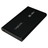 LogiLink UA0041B 2,5" SATA USB 2.0 Aluminium Black, ohišje za disk
