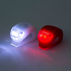 komplet LED luči za kolo s silikonskim pokrovom 3 načini svetlobe