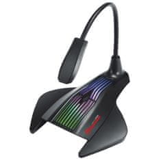 Marvo MIC-01 Game RGB backlight USB črn, mikrofon