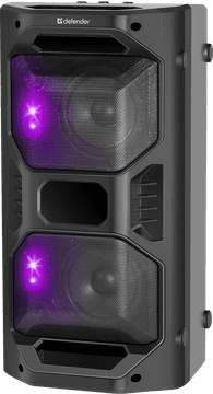 Defender Rage (65109) 2.0, 50W RGB črn prenosni BT zvočnik