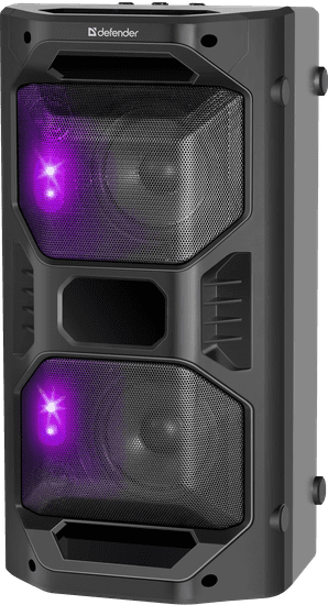 Defender Rage (65109) 2.0, 50W RGB črn prenosni BT zvočnik