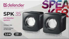 Defender SPK-35 (65635), 2.0 5W črn USB računalniški zvočnik