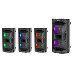 Defender Rage (65109) 2.0, 50W RGB črn prenosni BT zvočnik