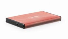 Gembird EE2-U3S-3-P USB3.0 mini 2,5" roza aluminjasto prenosno ohišje za trdi disk
