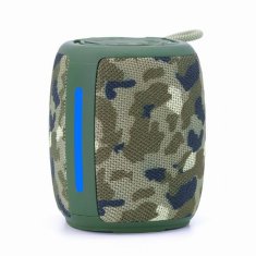 Gembird SPK-BT-LED-03-CM RGB Bluetooth prenosni zvočnik camo