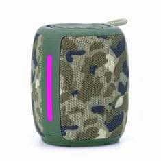 Gembird SPK-BT-LED-03-CM RGB Bluetooth prenosni zvočnik camo