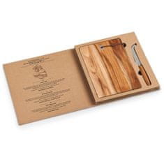 Zeller Garnitura za serviranje sira, 2 kosa, akacijev les, 24,5 x 17 cm