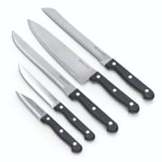 Zeller Komplet nožev, 6 kosov, plastika in S in S, črnaØ11x22