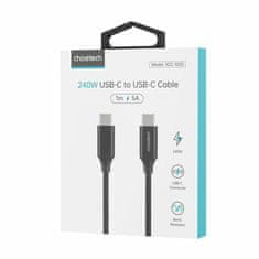 Choetech kabel USB 2.0 C-C 240W 2m črn XCC-1036