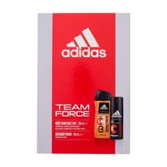 Adidas Team Force 3in1 Set dezodorant 150 ml + gel za prhanje 250 ml za moške