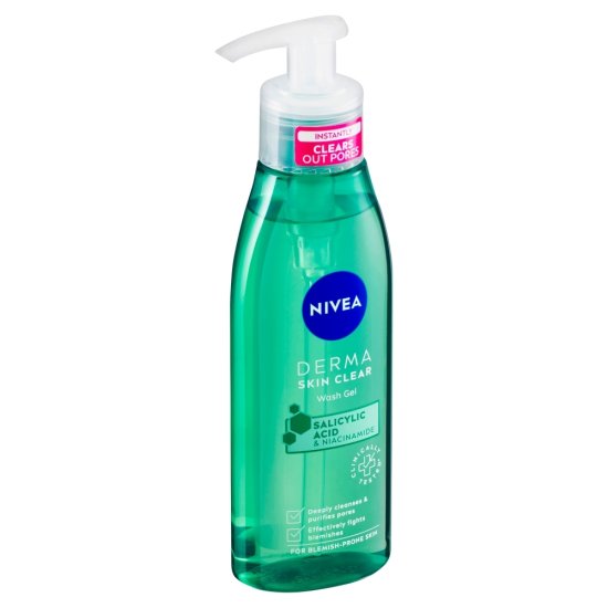 Nivea Derma Skin Clear čistilni gel za kožo 150 ml