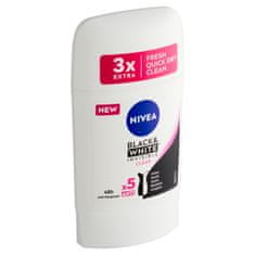 Nivea Black & White Invisible Clear Solid antiperspirant 50 ml