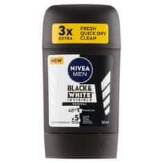 Nivea Men Black & White Invisible Original Solid antiperspirant 50 ml