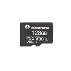 Manfrotto Professional, 128GB, UHS-I, V30, U3, 90MB/s, microSDXC spominska kartica + SD adapter (MANPROMSD128) + GRATIS ČITALEC