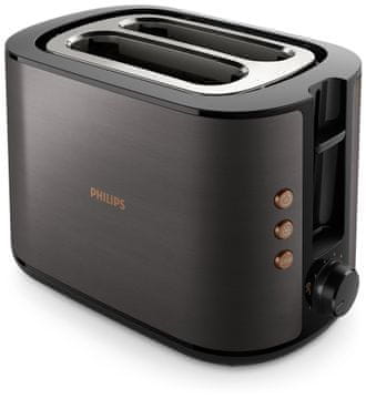 Philips HD2650/30 Viva Collection opekač kruha, črn