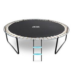 Aga Sport Pro trampolin 305 cm svetlo modra + zaščitna mreža + lestev