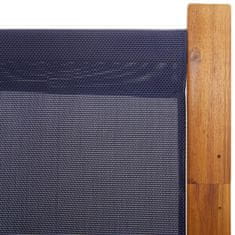 shumee Paravan 6-delni temno moder 420x180 cm