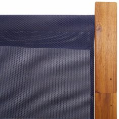 shumee Paravan 4-delni temno moder 280x180 cm